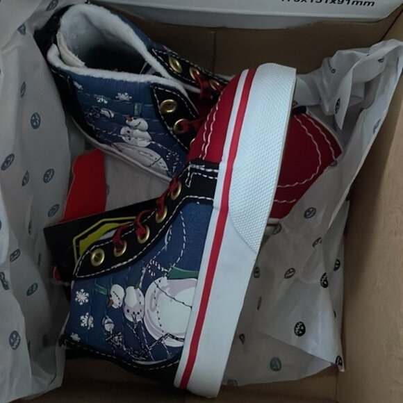 Vans Shoes Sk8 Hi Zip Disney Nightmare Sneakers - Picture 3 of 3